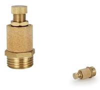 Brass Pneumatic Muffler Filter Noise Silencer,Air Pagoda Exhaust Silencers BSL M5 1/8-1/2 Inch 10 Pcs Multicolor(G1/4)