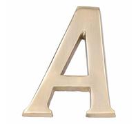 Brass Polished Letter 10 cm Invisible Fixing EDM