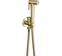 Brass Portable Bidet Shower Head Self-Cleaning Black Bathroom Faucet Handheld Sprayer with White Nozzle tial Bathroom Accessory for Hygiene