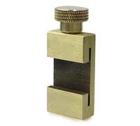 Brass Positioning Block Adjustable Steel Rule Clamp Design Quick Install Aid Ideal for Workshop Measurement Precise Brass Measurement Stabilizers