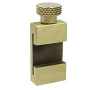 Brass Positioning Block Adjustable Steel Rule Clamp Design Quick Install Aid Ideal for Workshop Measurement Steel Rule Positioning Brass Gauges