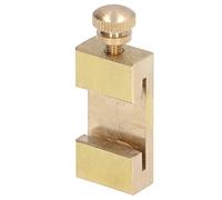 Brass Positioning Block for Steel Ruler, 40x20mm Woodworking Angle Line Scriber Locator, High Precision Metal Measuring Limit Stop Gauge for Carpenters