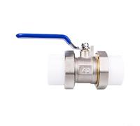Brass PPR Ball Valve Double Union DE25 25mm for Hot Cold Water Pipe System