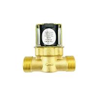 Brass Pressure Solenoid Valve 12V DC NC Normally Closed G1/2 DN15 Electronics for Our with 44cm Wire(DN15-12V)
