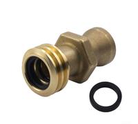 Brass Propane Tank Connector Adapter for Industrial Forklifts with For RE7141M Quick-Connect Valve Integration (B)