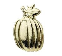 Brass Pumpkin Knobs for Wardrobe Creative Furniture Handles for Modern Homes (Gold)