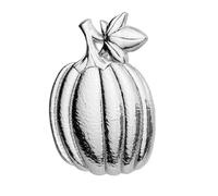Brass Pumpkin Knobs for Wardrobe Creative Furniture Handles for Modern Homes (Silver)
