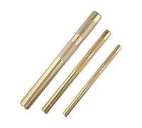 Brass Punches 3 Piece Drift Set for Professional Use in Manufacturing and Woodworking