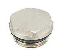 Brass Radiator Vent Valve with Rotatable Drain Outlet, 1/2-Inch Self-Sealing Thread, Nickel-Plated Air Bleed Valve for Central Heating Systems