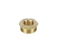 Brass Reducer Hex Bushing Female Adapter, Brass Reducing Bushing Multiple Sizes NPT BSPT Male Female Adapter for Air Gas Fuel Water(1/8F to 1/2M)