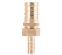 Brass Reducing Fitting, Premium Brass Hose Barb Connector for Connecting Different Pipe Diameters Wear Resistant 10 16mm 10 19mm 10 25mm Sizes Pipe Maintenance
