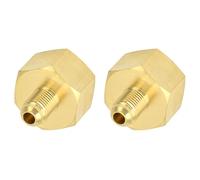 Brass Refrigerant Tank Adapter R32 Fitting Adapter W21 to 1 4 Air Conditioning Refrigerant Adapter Vacuum Pump Adapter Air Conditioning Accessory for Efficient Refrigerant