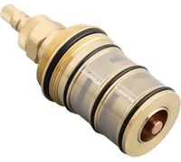 Brass Replacement Thermostatic Cartridge for Shower Mixer Valve, 20-48℃ Temperature Control, 115.7mm Height, M42x1.5 Thread, Repair Kit for Shower Bar and Built-in Systems