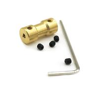 Brass Rigid Motor Shafta, 1pc Brass Stepper Motor Shaft Coupling 9mm x 20mm Multiple Sizes(2MMX3.17MM)