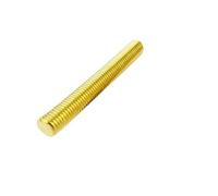 brass rod Solid Brass Metric Screw Length 250mm, Precision Fully Threaded Shaft, Straight Stud for Machine Bearings 1pc(M12X250MM)