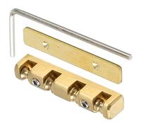 Brass Roller Bass Guitar Nut Replacement Height Adjustable Brass 4 String Guitar Nut Electric Guitars Accessories Roller Bass Replacement