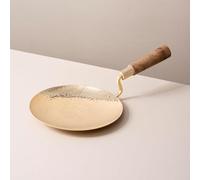 Brass Roti Tawa | Pital Ka Tawa with Durable Wooden Handle for Roti, Dosa and Paratha 1.05 Kg (पीतल का तवा) Skillet/Griddle/Roti Tava 26 cm