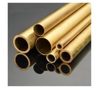 Brass Round bar,1 Piece H62 Capillary Copper Tube, Outer Diameter 28mm, Wall Thickness .5mm, Length 0.5m,Seamless Straight Copper Round Pipe