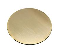 Brass round plate, H62 Brass Disc 50-100mm Diameter 0.5-3mm Thickness For DIY And Repairs(60x0.5mm 1Pc)