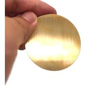 Brass Round Plate，Metal Plate 280 Plate Disc 40mm 50mm 55mm 60mm 80mm 100mm 200mm Sheets for Engraving Copper Mechanical (Size : x 3mm 1pc)(60mm x 1mm 1pc)