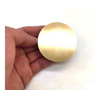 Brass Round Plate，Metal Plate 280 Plate Disc Circle 40mm 50mm 55mm 60mm 80mm 100mm 200mm basebord Copper Mechanical (Size : x 3mm 1pc)(100mm x 2mm 1pc)