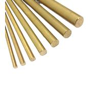 Brass Round Rod Hardware, 1.6-20mm Diameter, 100-300mm Length, 1-10 Pack(100mm,2mm 10pcs)