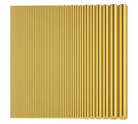 Brass Round Rods Bar Lathe Bar Stock Assorted, Length 500mm Diameter 1-8Mm Assortment Kit for DIY Craft Tool, Handle Pin,42 Pieces(36 Pieces)