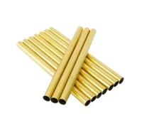Brass Round Tube, 1pcs Brass Pipe 1mm Wall Thickness 3-27mm OD 100mm Length Straight(OD 20 x ID 18mm)