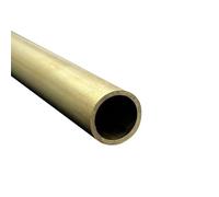 Brass Round Tube 28mm OD 1-3mm Wall Thickness 500mm Length Metal Seamless Brass Round Hollow Straight Pipes Tubing(28x3mm)