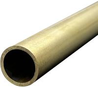 Brass Round Tube 32mm OD 110mm 3mm Wall for DIY project, 32x1mm, 32x1mm | Extruded hollow section for structural framing, fabrication and workshop use
