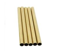 Brass Round Tube Brass Pipe Outer Diameter 14mm 15mm 16mm 17mm 18mm 19mm 20mm Length 300mm Hollow Straight Round Tube Piping(500MM_OD 19 X ID 15MM)