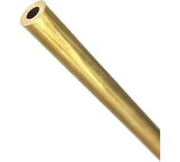 Brass Round Tubes,Model Making H62 Brass Tube Outer Diameter 11mm Capillary Hard Straight Hollow Pipe Industrial Length 500mm Gold OD11xID10x0.5mm