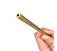 Brass Round Tubes,Model Making H62 Brass Tube Outer Diameter 22mm Pipe Capillary Hollow Rod Industrial Metal(Gold)(OD22mm ID16mm 500mm)