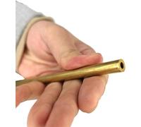 Brass Round Tubes,Model Making H62 Thin Brass Pipe Outer Diameter 6mm Inner 4mm Micro Copper Pipe Capillary Hollow Tube Industrial Metal(OD6mm ID3mm 500mm)(OD6mm ID4mm 500mm) Wall Thickness: 1mm