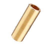Brass Running Nipple Vogueing Tool Nipple Tube 1/2" 6mm Threaded Plumbing Fitting for Outdoor or Marine Applications (1Pcs)