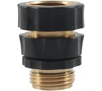 Brass RV Water Pressure Regulator Valve 0-160 PSI(A) | Adjustable 0-160 PSI, silicon oil gauge, leak-proof seal, easy hand-wheel control, protects plumbing
