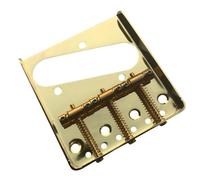 Brass Saddle Gold Vintage Bridge for Tele Electric Guitar GT Tuning String Spacing 10.8mm Guitar Bridge