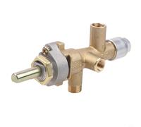Brass Safety Control Valve with Pilot Port for Propane Gas Patio Heater | Replacement Main Valve for Outdoor Garden Heating Units | Easy Install