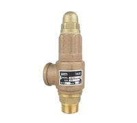 Brass Safety Valve DN15 DN20 Bronze Thread S10 S10L Safety Pressure Relief Valve Adjustable for Steam Boiler(15bar,DN15,S10)
