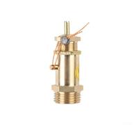 Brass Safety Valve for Air Compressors Compact 120PSI Pressure Regulator for Easy Use (12kg)