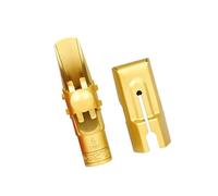 Brass Sax Mouthpieces 5C/6C/7C/8C/9C For Saxophone Professional & Beginner Metal Soprano Mouthpiece With Caps Soprano Mouthpiece