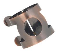 Brass Saxophone Ligature Clip for Tenor Saxophone, ABS | Hollow out Metal Clamp, Fine Workmanship and Smooth Surface, Simple Installation, Lasting Service Life
