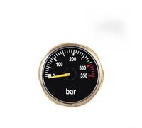 Brass Scuba Diving Cylinder Pressure Gauge for Bottles with M10x1 and G1/8 Threads, Shock Resistant Movement, Maximum Pressure 350bar (G18 thread)
