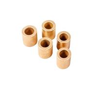 Brass Shaft Sleeve 1/2Pcs Metallurgy Copper Sleeve Oil Bearing ID 12/16/18/20/22mm OD 16/18/22/25/26/28/30mm Bearing Sleeve Base Bushing(22x30x25mm(1pcs))