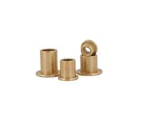 Brass Shaft Sleeve Metallurgy Oil Containing Copper Sleeve/Flange With Edge Stepped Copper Bearing M4-M30(5pcs 4x8x12x2x6)