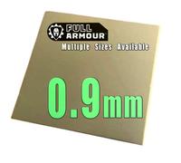 Brass Sheet 0.9mm - 1.5mm Thickness Multiple Size options (0.9mm x 200mm x 100mm)