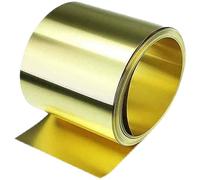 Brass Sheet Metal,Copper Roll,1 Meter H62 Thin Foil Plate Thick 0.05mm To 2mm Width 5mm To 20mm Mechanical(Thickness 0.2mm,Width 20mm)