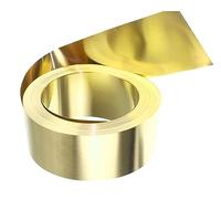 Brass Sheet Metal,Copper Roll,1 Meter Thin Strip Gold Film Foil Plate H62 Thickness 0.2mm Width 20mm to 100mm(0.2x100x1000mm)