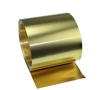 Brass Sheet Metal,Copper Roll,Thin Strip Gold Film High Purity Foil Plate Thick 0.1mm to .5mm x Width 20mm to 50mm 1 Meter(0.1mm thick,100MM)