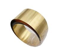 Brass Sheet Metal, Foil Shim Thickness 0.1mm .2mm .3mm .4mm .5mm .6mm .7mm .8mm Width 10mm To 50mm Copper Mechanical(0.5x10x1000mm 1pc)